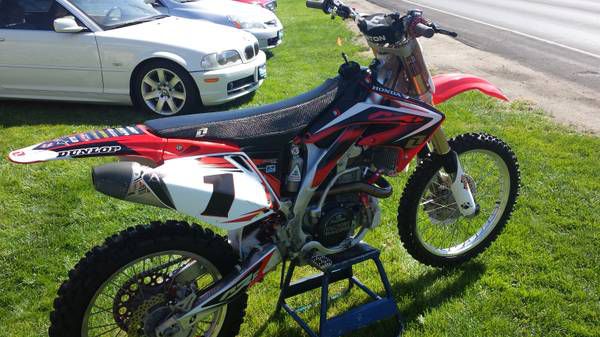 FREE HDTV W/Purchase!!! SICK 2008 Honda Crf450r Possible Partial Trade