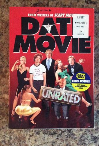 Date Movie DVD Unrated BRAND NEW W/ SLIPCOVER Allyson Hannigan BONUS DATE BOOK