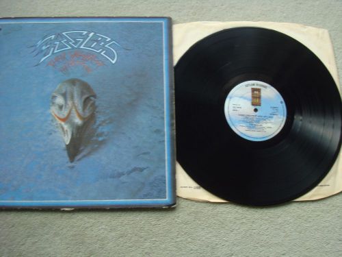 4 Eagles 70s vinyl LPs albums Hotel California Desperado One of these nights, image 6