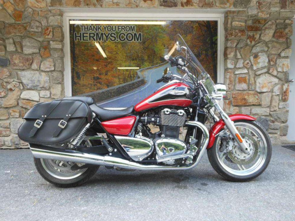 2012 triumph thunderbird abs - cranberry red  cruiser 