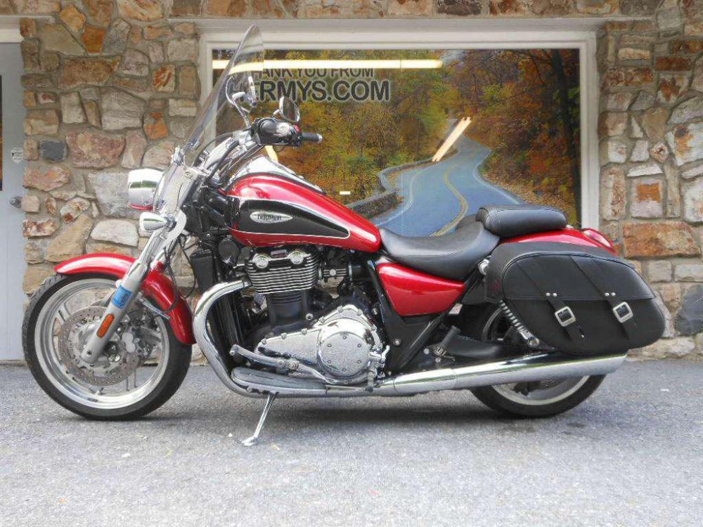 2012 Triumph Thunderbird ABS - Cranberry Red Cruiser , US $10,995.00, image 2