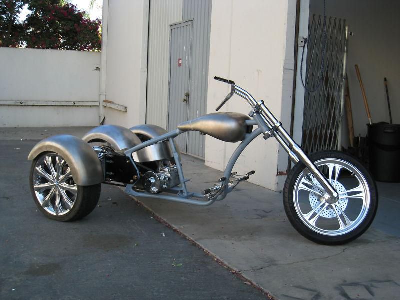 PRO-STREET TRIKE ROLLING CHASSIS FRAME. chopper trike rolling chassis. 
