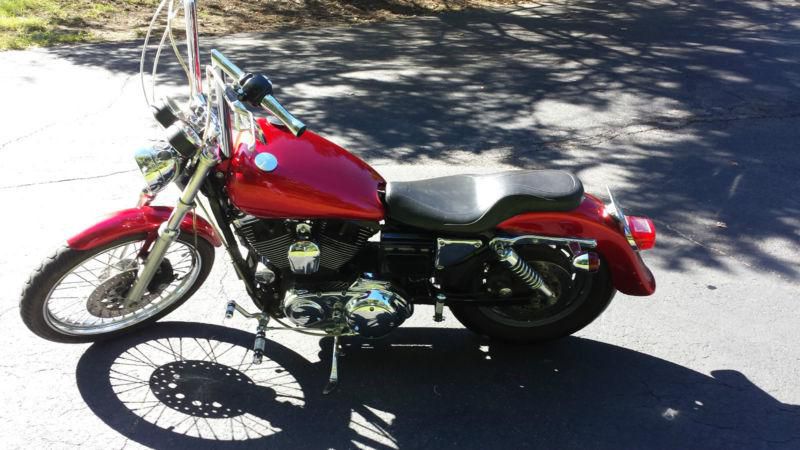 1997 harley davidson sportster 1200 custom with over $3700 in extras no reserve