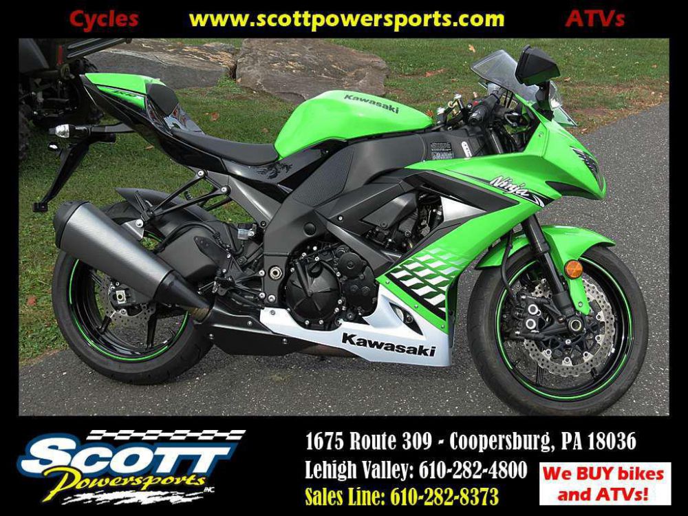 2010 kawasaki ninja zx-10r  sportbike 