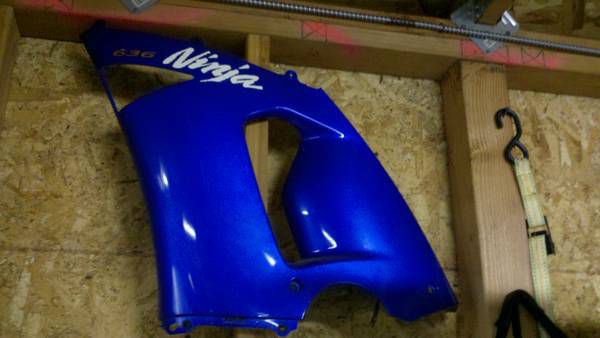 2005 06 KAWASAKI NINJA ZX-6R 636 signal lh mid fairing