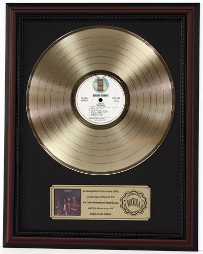 Eagles desperado gold lp record framed cherrywood display &#034;k1&#034;