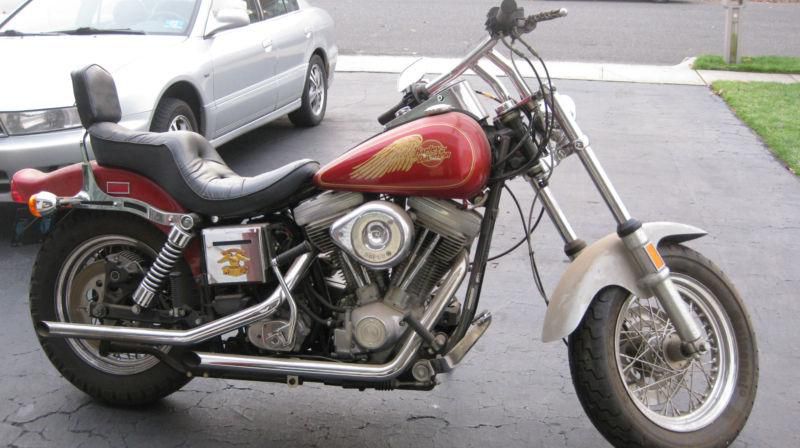 1985 Harley Davidson Wideglide FXWG Old School, US $7,000.00, image 8