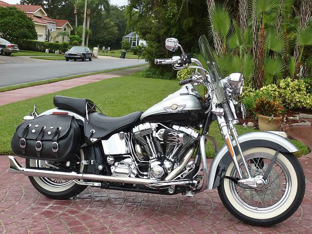 2003 heritage springer 100th anniv. edition custom chrome low miles exc.cond