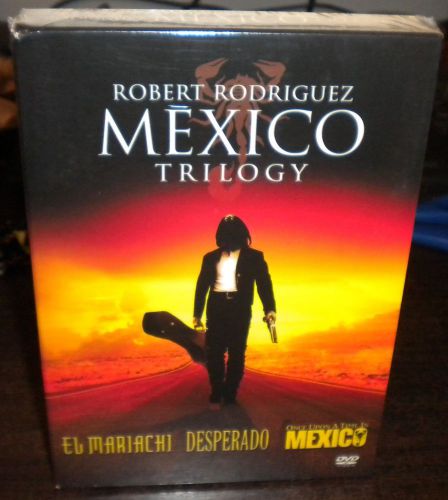 New sealed trilogy (el mariachi/desperado/once upon a time mexico (dvd, 3 disc)p