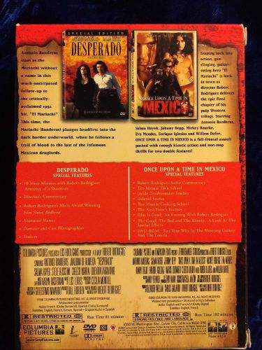 Double Feature Desperado & Once Upon A Time In Mexico DVD, US $5.99, image 3