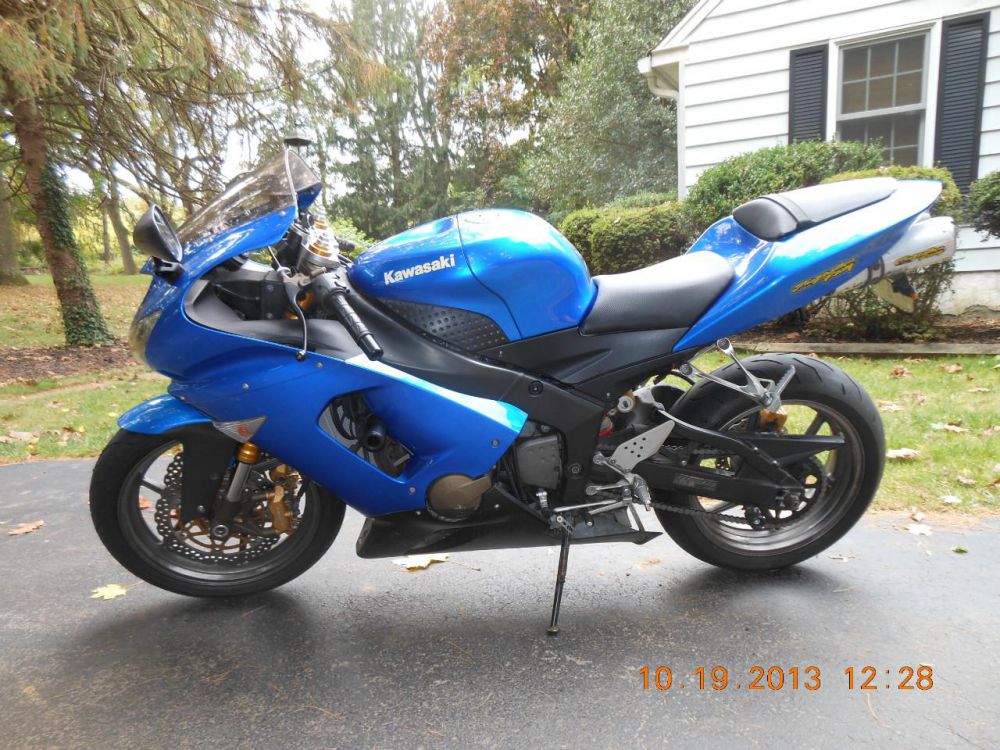 2005 kawasaki ninja zx -6r sportbike 