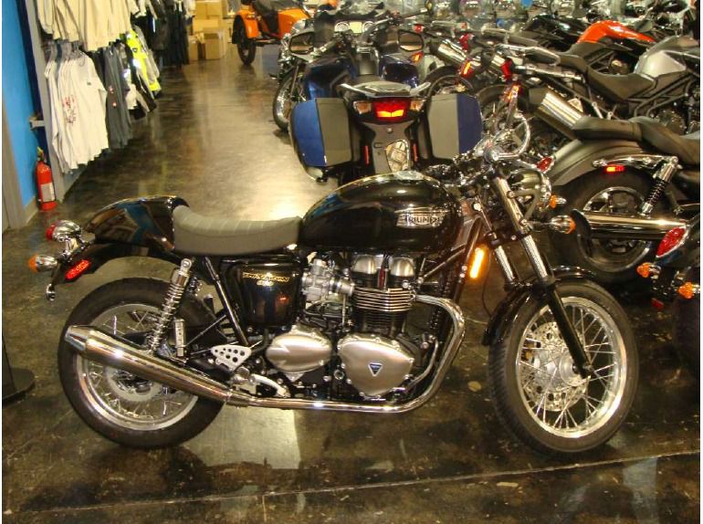 2013 triumph thruxton - phantom black 