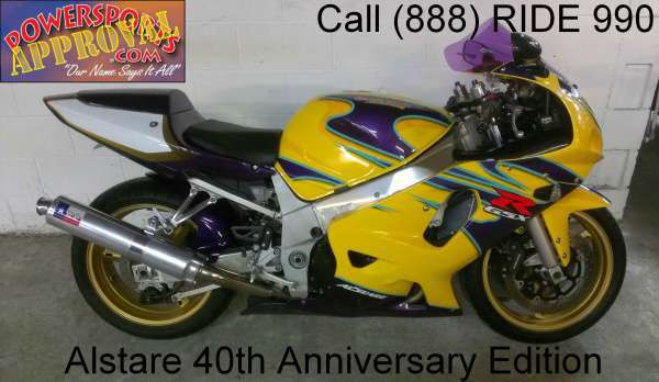 2003 suzuki gsxr600 alstare 40th anniversary limited edition sport bike for sale