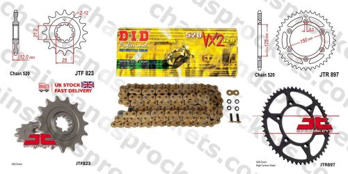 DID- Gold Motorcyle Heavy Duty Kit 14t 48t 520 114 fits Husaberg FE501 00-01