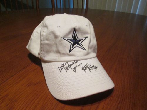 Dallas cowboy cheerleader desperados dancers signed hat kaley ahles ?