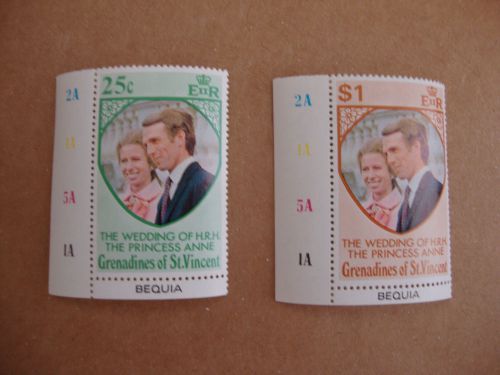 St. Vincent &amp; Grenedines - Princess Anne Wedding with island tabs