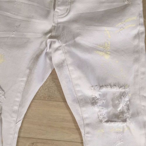 ONE TEASPOON Jeans Denim Slim  LUXE WHITE DESPERADOS 28 NWT Free Shipping, US $57.90, image 5