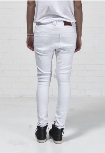 ONE TEASPOON Jeans Denim Slim  LUXE WHITE DESPERADOS 28 NWT Free Shipping, US $57.90, image 11