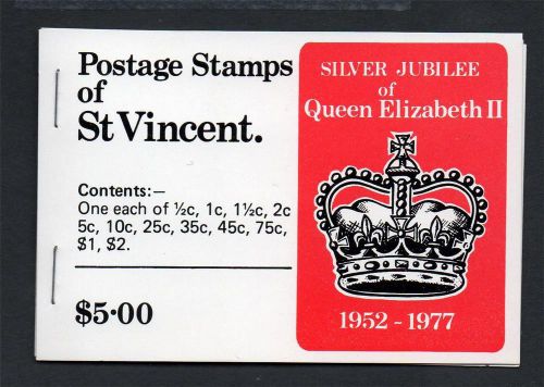 St vincent 1977 silver jubilee booklet