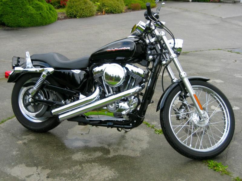 2005 Harley Davidson Sportster XL Custom 1200 with after market accessories