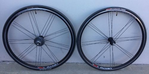 CAMPAGNOLO VENTO G3 WHEELSET 700C X 23 TIRES SKEWERS 9, 10 OR 11 SPEED