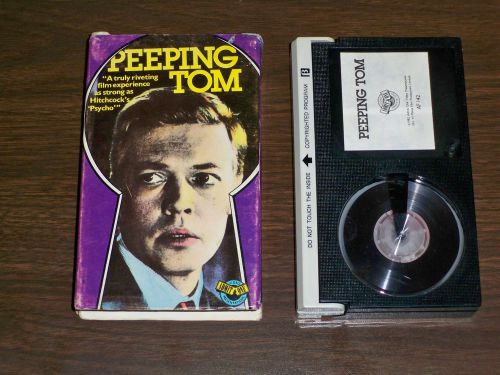 Peeping tom (uncut) - beta rare - 1960 carl boehm - psycho horror - admit one