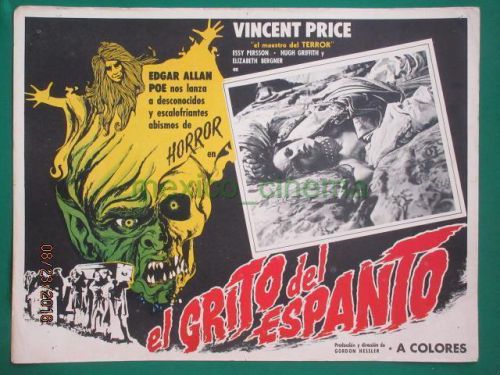 Cry of the banshee horror skull monster vincent price spanish mexican lobby card