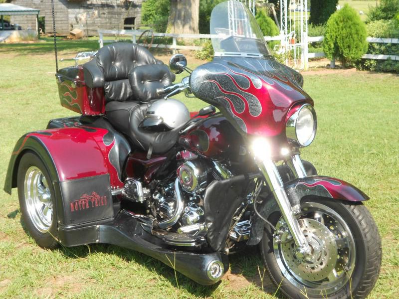 2001 Harley Davidson Electra Glide Trike and Trailer