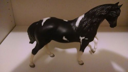 Breyer Desperado 1997 Fall Show Horse on El Pastor Mold LSQ black pinto 5000, US $33.00, image 1
