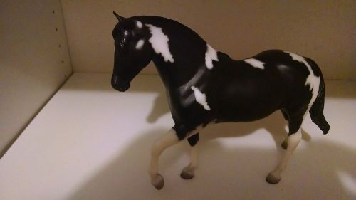 Breyer Desperado 1997 Fall Show Horse on El Pastor Mold LSQ black pinto 5000, US $33.00, image 3