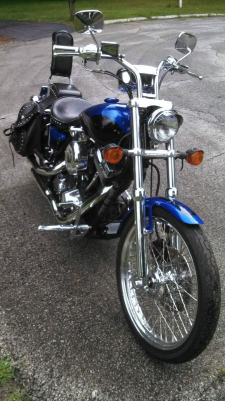 1987 Harley Dyna Lowrider: Custom Paint, Bars, Grips, & Pegs, Evo Motor 5 speed, US $2,550.00, image 2