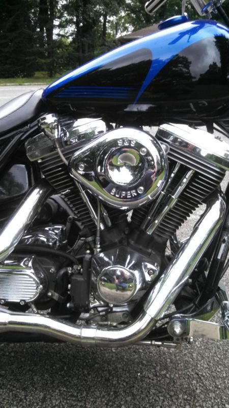 1987 Harley Dyna Lowrider: Custom Paint, Bars, Grips, & Pegs, Evo Motor 5 speed, US $2,550.00, image 3