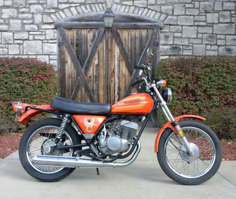 Vintage 1976 AMF Harley Davidson 250 S Complete Classic Runs and Rides w Title