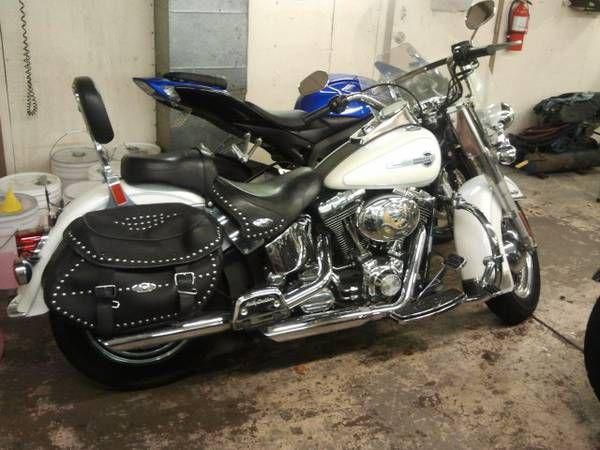 Mint 2004 hd softail heritage with many extras harley davidson! 1400 cc