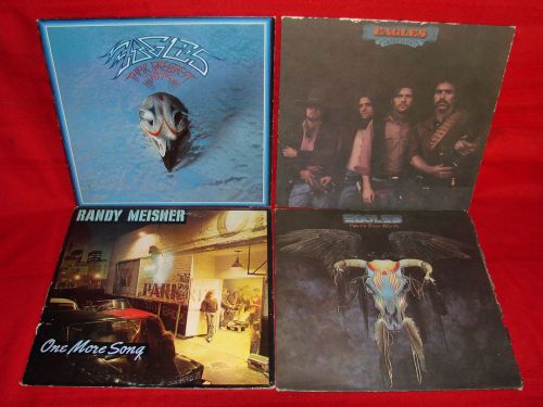 lot of 4 EAGLES one of these nights desperado 1971-1975 LP record album Randy M