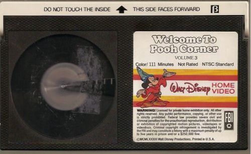 TAPE ONLY - Welcome To Pooh Corner Vol 3 (1983 BETA/Betamax)