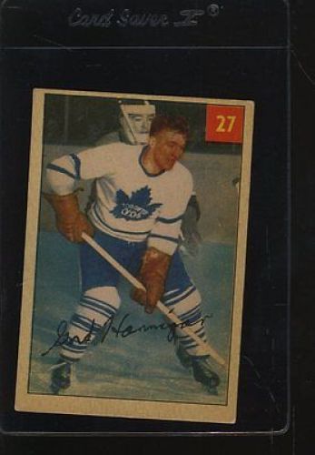 1954 PARKHURST #27 GORDY HANNIGAN VGEX CREASE *21083