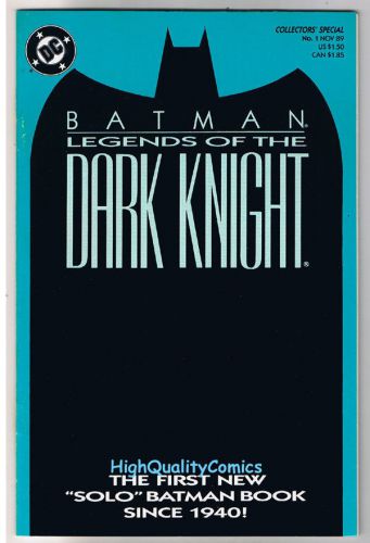 BATMAN: LEGENDS OF THE DARK KNIGHT #1, NM, Shaman, 1989, Hannigan, John Beatty