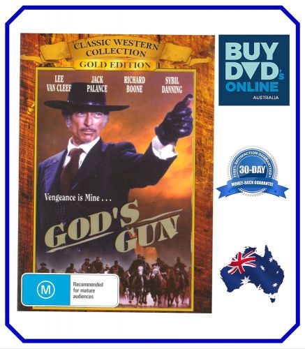 NEW GOD'S GUN DVD - LEE VAN CLEEF - CLASSIC WESTERN MOVIE - SEALED, image 1
