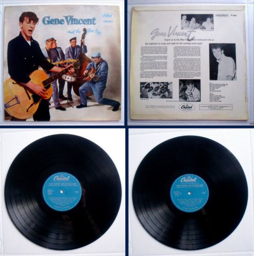GENE VINCENT AND THE BLUE CAPS SAME ORIGINAL ITALY CAPITOL 1957 LP