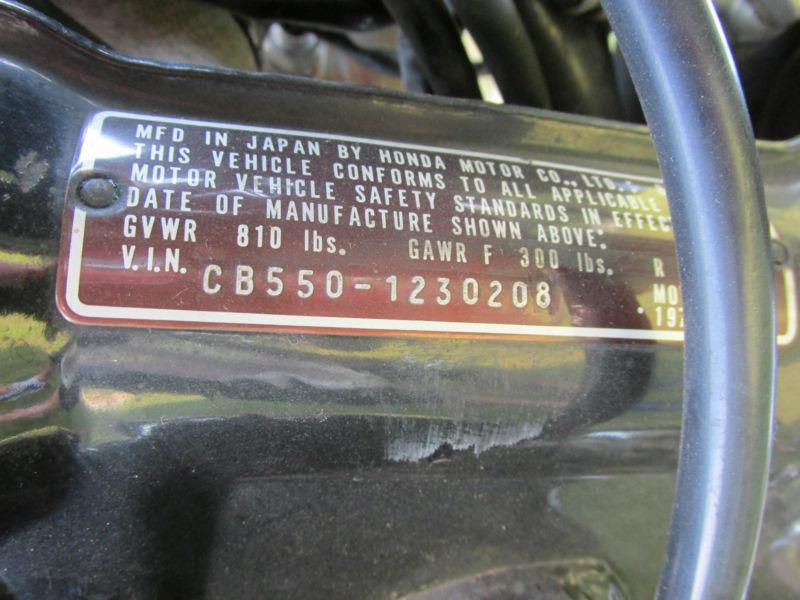 ***1976 Honda CB 550  Unrestored***, US $1,675.00, image 21