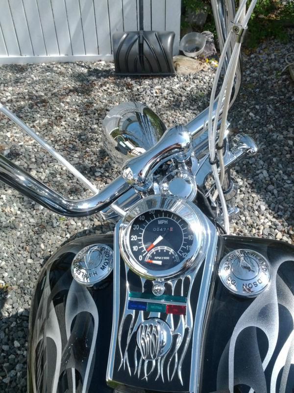 Harley Davidson Softtail with TONS of Chrome