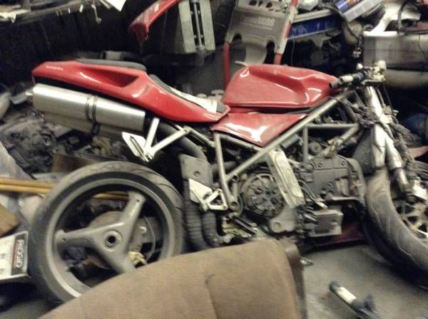 2002 Ducati 748 Wrecked