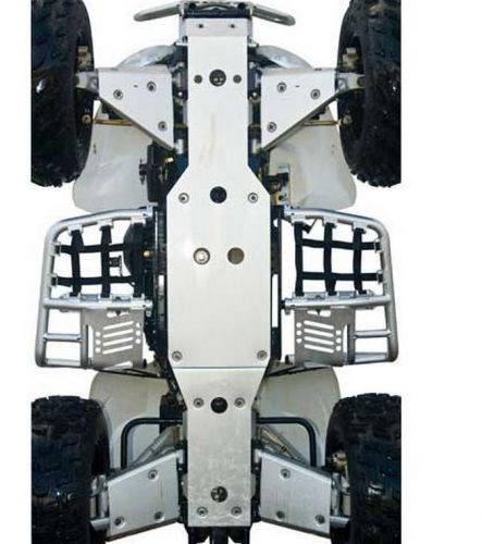 Kymco Maxxer 375 &amp; 450i Silver Aluminum Rear Skid Plate New GH-812-ARR