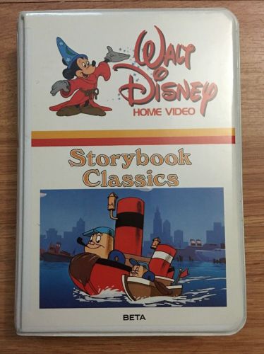 Walt Disney Home Video Storybook Classics Beta Betamax tape