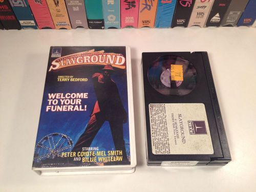 Slayground Exploitation Revenge Thriller Betamax NOT VHS 1983 Peter Coyote Beta