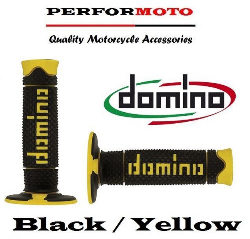 Domino Full Diamond Grips Black / Yellow Husaberg FS650 SM