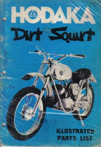 1973-1975 Hodaka Dirt Squirt 100 Spare Parts Manual - 800-426-4214