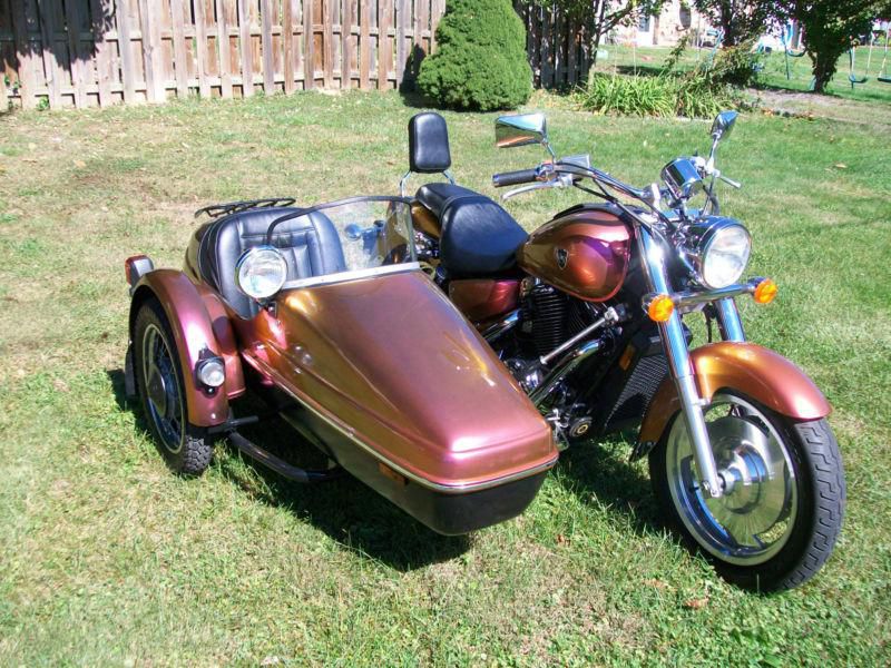 2000 Honda Shadow Sabre with Velorex Sidecar