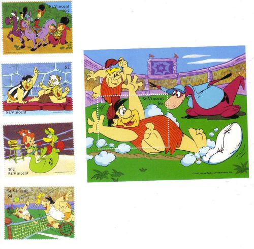 Flintstones stamps from st vincent  (see scan)